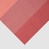 Papier Mousseline Bandes roses de corail (Détail)