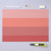 Papier Mousseline Bandes roses de corail (Artisanat)