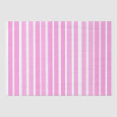 Papier Mousseline Bandes roses et blanches (Recto)