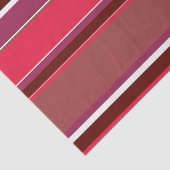 Papier Mousseline Bandes rouges (Détail)