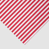 Papier Mousseline Bandes rouges et blanches (Détail)