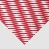 Papier Mousseline Bandes rouges et blanches (Détail)