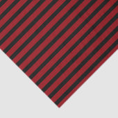 Papier Mousseline Bandes rouges et noires (Détail)