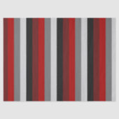 Papier Mousseline Bandes rouges et noires (Recto)