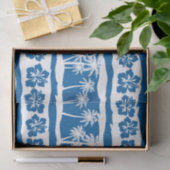 Papier Mousseline Bandes tropicales de palmiers (Cadeau)