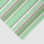 Papier Mousseline Bandes vert pâle (Détail)