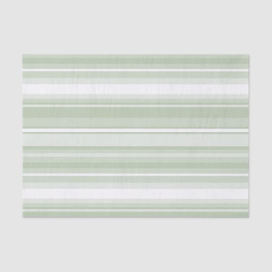 Papier Mousseline Bandes vert pâle (Recto)