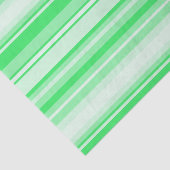Papier Mousseline Bandes vert printemps (Détail)