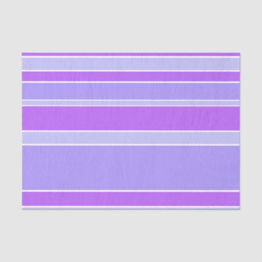 Papier Mousseline Bandes violettes (Recto)