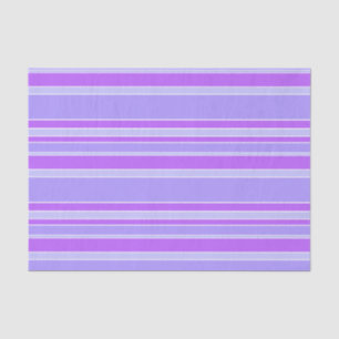 Papier Mousseline Bandes violettes