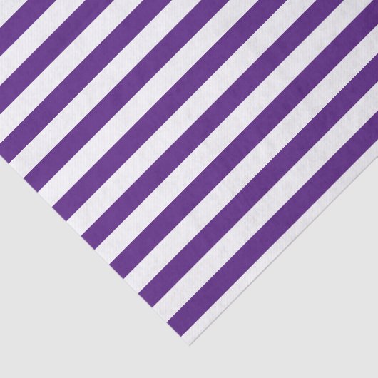 Papier Mousseline Bandes violettes et blanches (Détail)