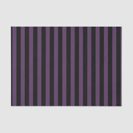 Papier Mousseline Bandes violettes foncées et noires (Recto)