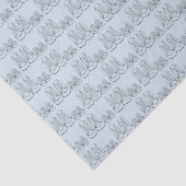 Papier Mousseline Baptême Naissance Nouveau Arrivée Chaussures bébé  (Détail)