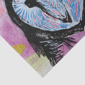Papier Mousseline Barn Owl Art (Détail)