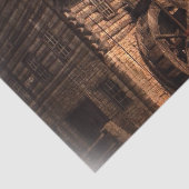 Papier Mousseline Barn Wood farmhouse mill water wheel (Détail)