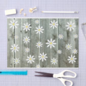 Papier Mousseline Barnwood Daisy (Artisanat)