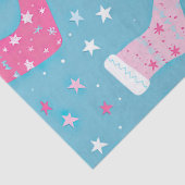 Papier Mousseline Bas de Noël (Détail)
