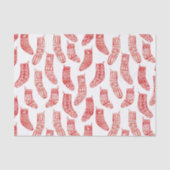 Papier Mousseline Bas nordiques Noël scandinave Rouge Blanc (Recto)