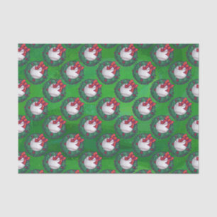 Papier Mousseline Base-ball dans le motif de guirlande de Noël