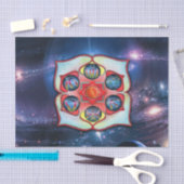Papier Mousseline Base Chakra (Artisanat)