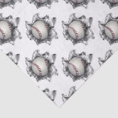 Papier Mousseline Baseball (Détail)