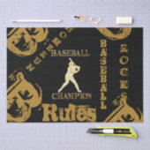 PAPIER MOUSSELINE BASEBALL (Artisanat)