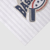 Papier Mousseline Baseball All Star Team Sport Anniversaire (Détail)