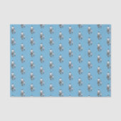Papier Mousseline Baseball cool Papa Fils (Recto)