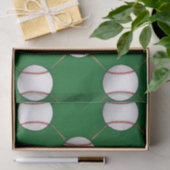 Papier Mousseline Baseball et chauves-souris (Cadeau)