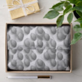 Papier Mousseline Baseball noir et blanc (Cadeau)