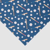 Papier Mousseline Baseball sports Pattern (Détail)