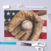 Papier Mousseline Baseball vintage (Artisanat)