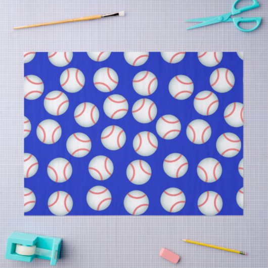Papier Mousseline Baseballs (Artisanat)