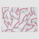Papier Mousseline Baseballs en calque Motif Anniversaire (Recto)