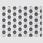 Papier Mousseline Basic Logo Custom Bag, Business or Shop Tote Bag (Recto)