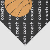 Papier Mousseline Basket-ball Coach Merci Tissue Papier (Détail)