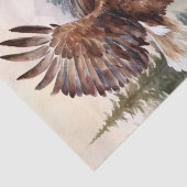 Papier Mousseline Basse Aquarelle de la rivière Bald Eagle (Détail)