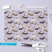 Papier Mousseline Basset Hound Chig Bones and Paks Tissue Paper (Artisanat)