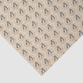 Papier Mousseline Basset Hound Peinture Chiot - Art Chien original (Détail)