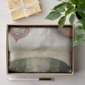 Papier Mousseline Basset Hound Steampunk 1 papier découpage (Cadeau)