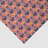 Papier Mousseline Bat d'Halloween mignonne et découpage Citrouille (Détail)