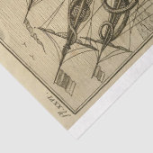 Papier Mousseline Bateau à pieuvre nautique Ephemera Decoupage Ship (Détail)