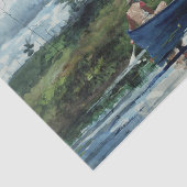 Papier Mousseline Bateau bleu de Winslow Homer (Détail)