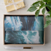 Papier Mousseline Bateau dans la mer dans la tempête (Cadeau)