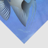 Papier Mousseline Bateau de découpage de poissons tropicaux (Détail)