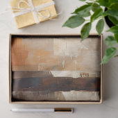 Papier Mousseline Bateau de la jetée Peinture de la Terre Découpage (Cadeau)