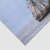 Papier Mousseline Bateau de pêche nautique Ciel bleu (Détail)