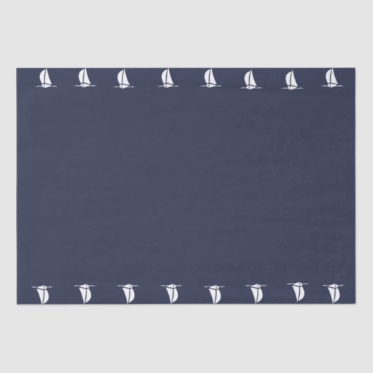 Papier Mousseline Bateaux (Recto)