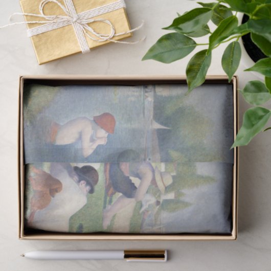 Papier Mousseline Bather Seurat Siedenpapier Decoupage (Cadeau)