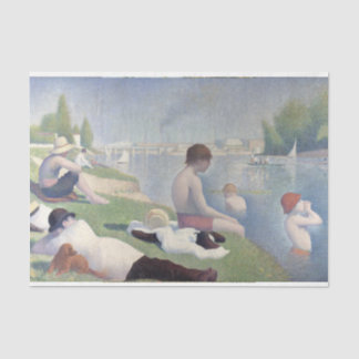 Papier Mousseline Bather Seurat Siedenpapier Decoupage